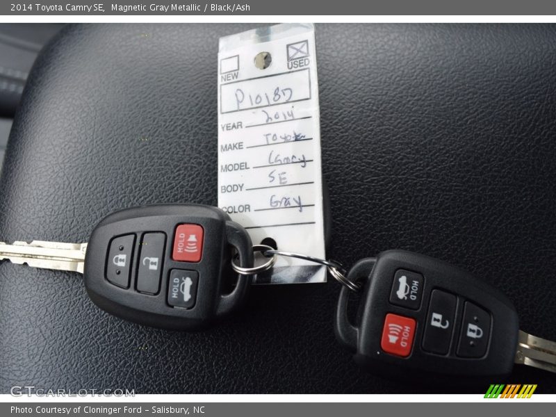 Magnetic Gray Metallic / Black/Ash 2014 Toyota Camry SE