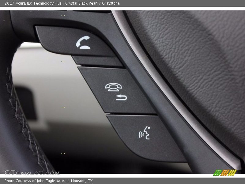 Crystal Black Pearl / Graystone 2017 Acura ILX Technology Plus