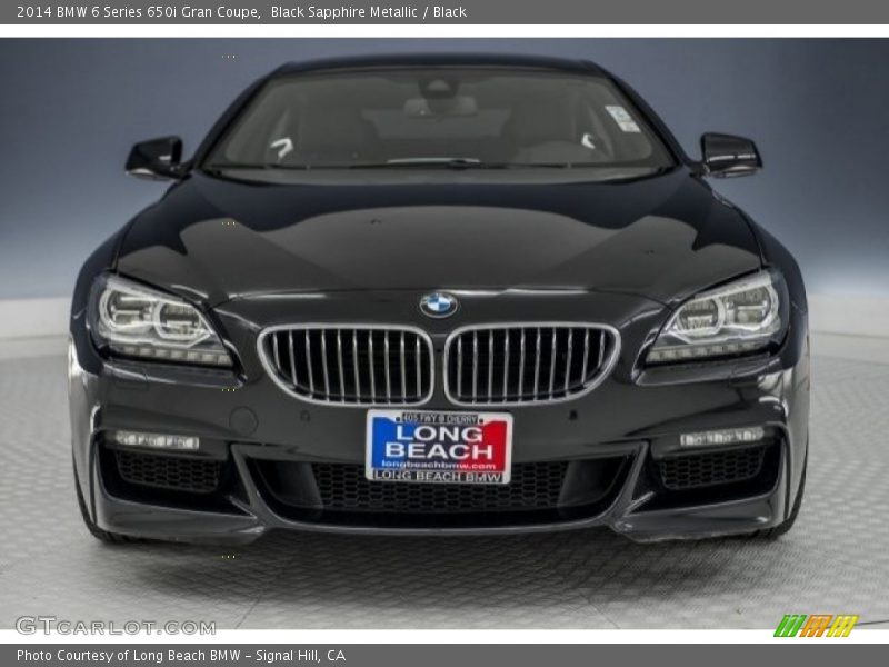 Black Sapphire Metallic / Black 2014 BMW 6 Series 650i Gran Coupe