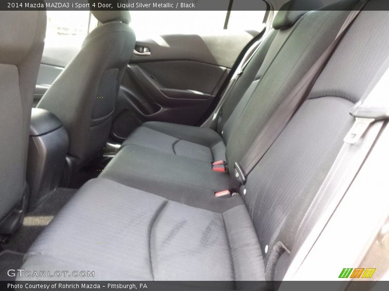 Liquid Silver Metallic / Black 2014 Mazda MAZDA3 i Sport 4 Door