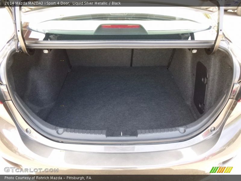 Liquid Silver Metallic / Black 2014 Mazda MAZDA3 i Sport 4 Door