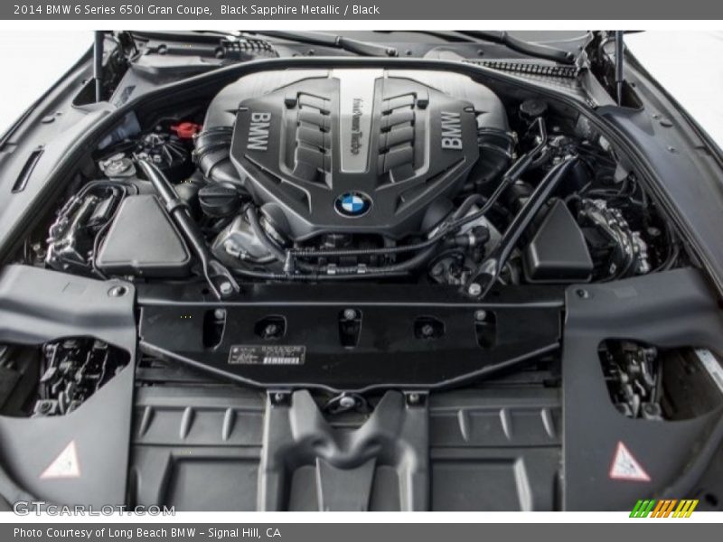 Black Sapphire Metallic / Black 2014 BMW 6 Series 650i Gran Coupe