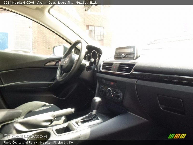 Liquid Silver Metallic / Black 2014 Mazda MAZDA3 i Sport 4 Door