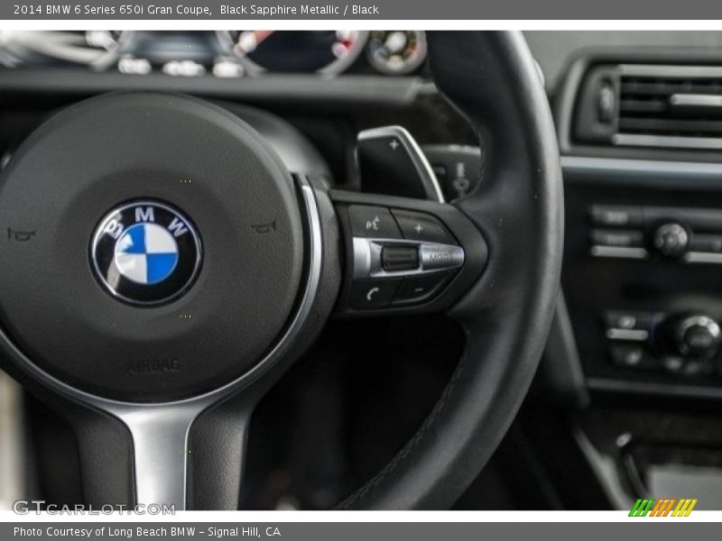Black Sapphire Metallic / Black 2014 BMW 6 Series 650i Gran Coupe