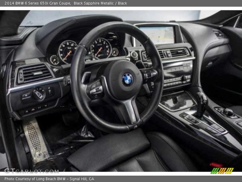 Black Sapphire Metallic / Black 2014 BMW 6 Series 650i Gran Coupe
