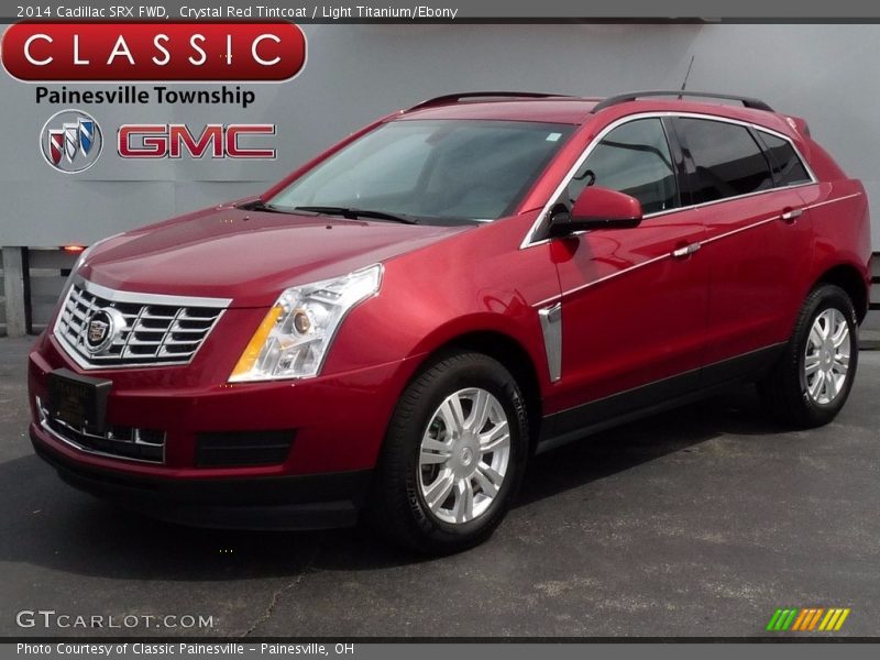 Crystal Red Tintcoat / Light Titanium/Ebony 2014 Cadillac SRX FWD