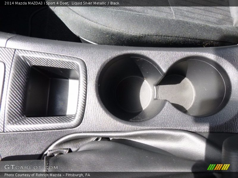 Liquid Silver Metallic / Black 2014 Mazda MAZDA3 i Sport 4 Door