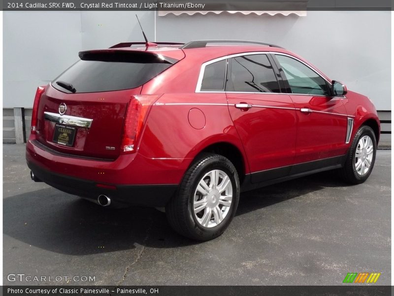 Crystal Red Tintcoat / Light Titanium/Ebony 2014 Cadillac SRX FWD