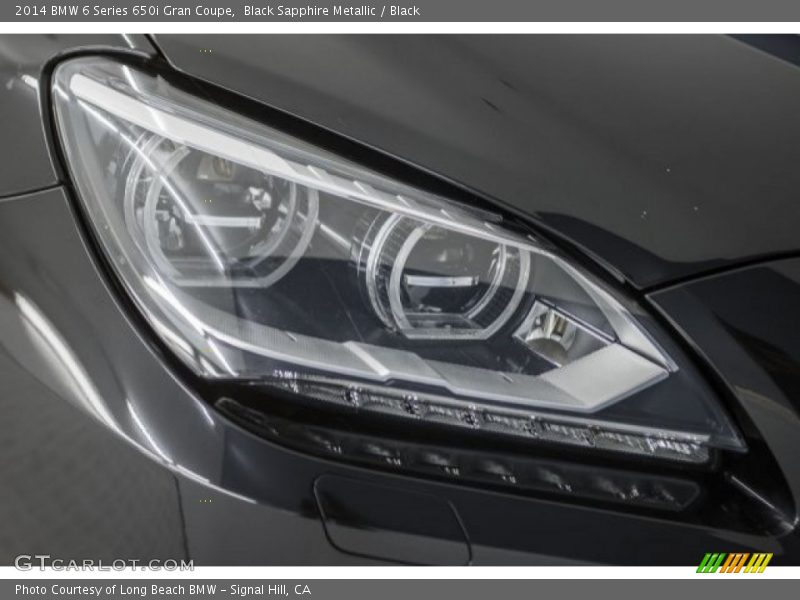 Black Sapphire Metallic / Black 2014 BMW 6 Series 650i Gran Coupe
