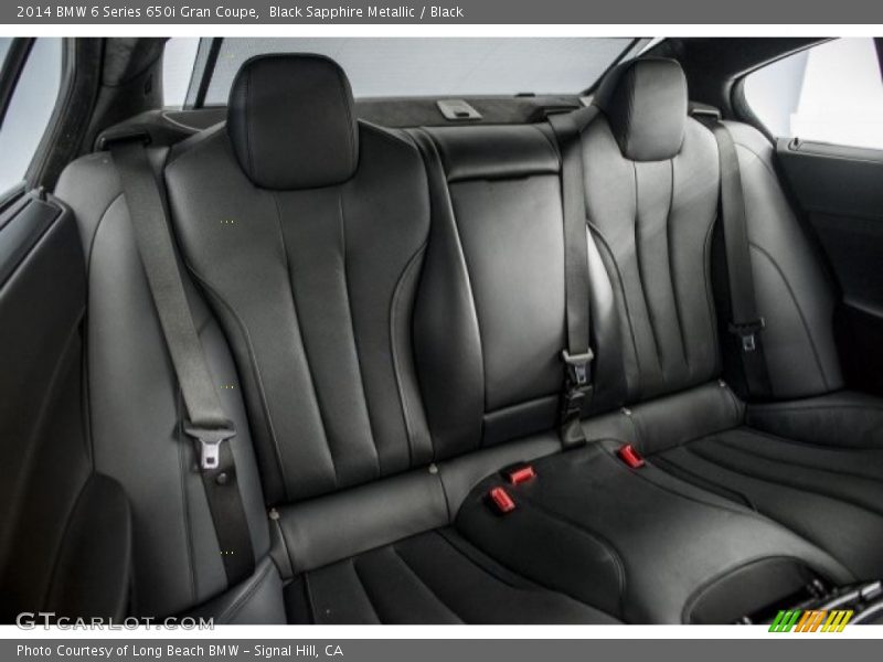 Black Sapphire Metallic / Black 2014 BMW 6 Series 650i Gran Coupe