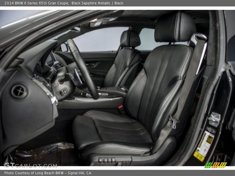 Black Sapphire Metallic / Black 2014 BMW 6 Series 650i Gran Coupe