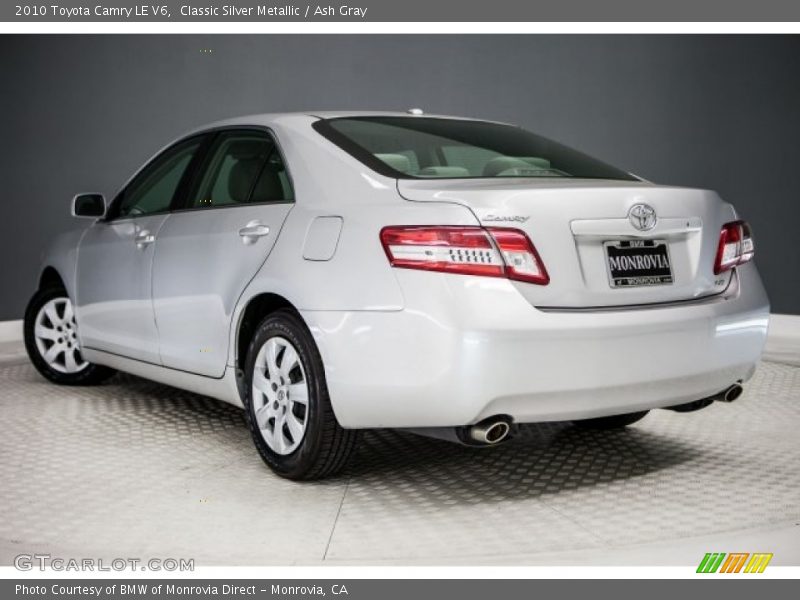 Classic Silver Metallic / Ash Gray 2010 Toyota Camry LE V6