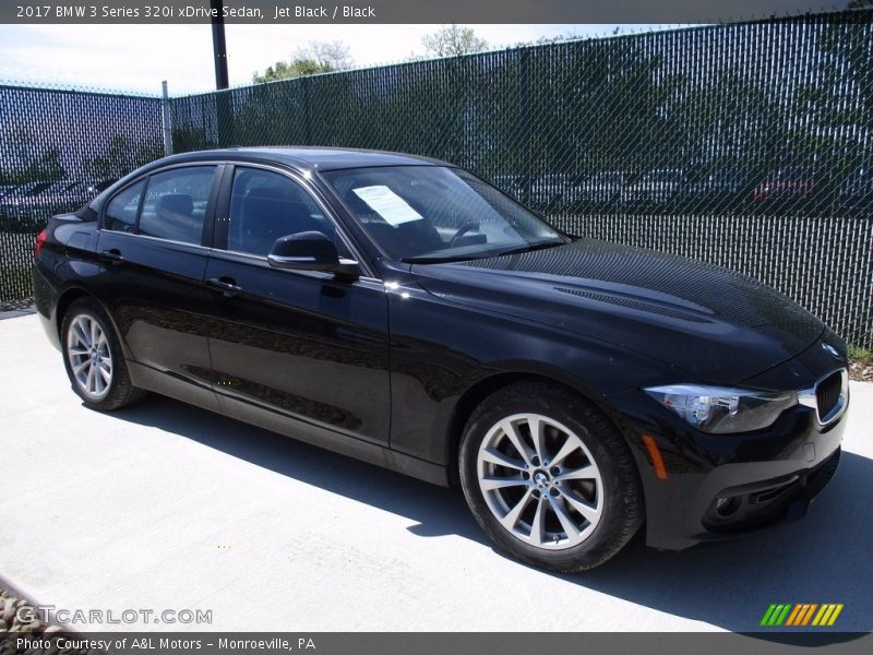 Jet Black / Black 2017 BMW 3 Series 320i xDrive Sedan