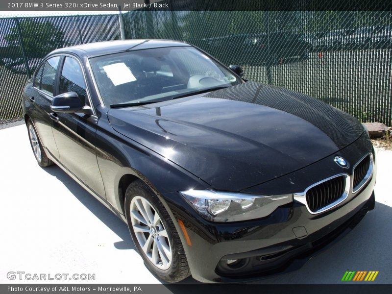 Jet Black / Black 2017 BMW 3 Series 320i xDrive Sedan