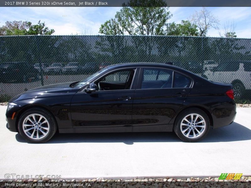 Jet Black / Black 2017 BMW 3 Series 320i xDrive Sedan