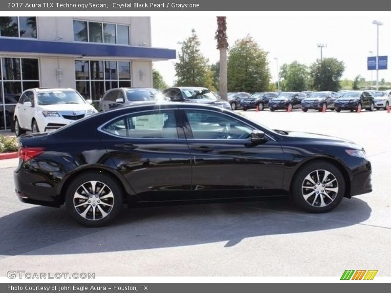 Crystal Black Pearl / Graystone 2017 Acura TLX Technology Sedan