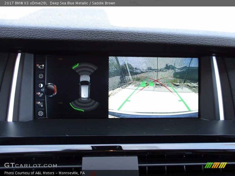 Deep Sea Blue Metallic / Saddle Brown 2017 BMW X3 xDrive28i