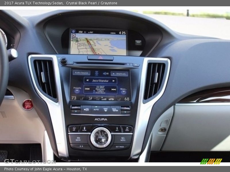 Crystal Black Pearl / Graystone 2017 Acura TLX Technology Sedan