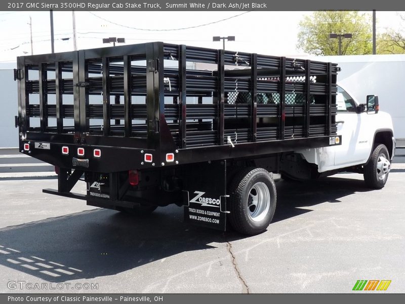 Summit White / Dark Ash/Jet Black 2017 GMC Sierra 3500HD Regular Cab Stake Truck