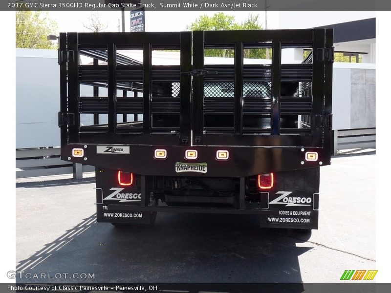 Summit White / Dark Ash/Jet Black 2017 GMC Sierra 3500HD Regular Cab Stake Truck