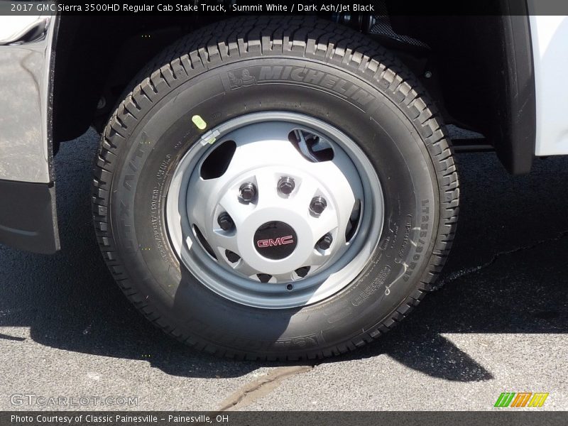 Summit White / Dark Ash/Jet Black 2017 GMC Sierra 3500HD Regular Cab Stake Truck