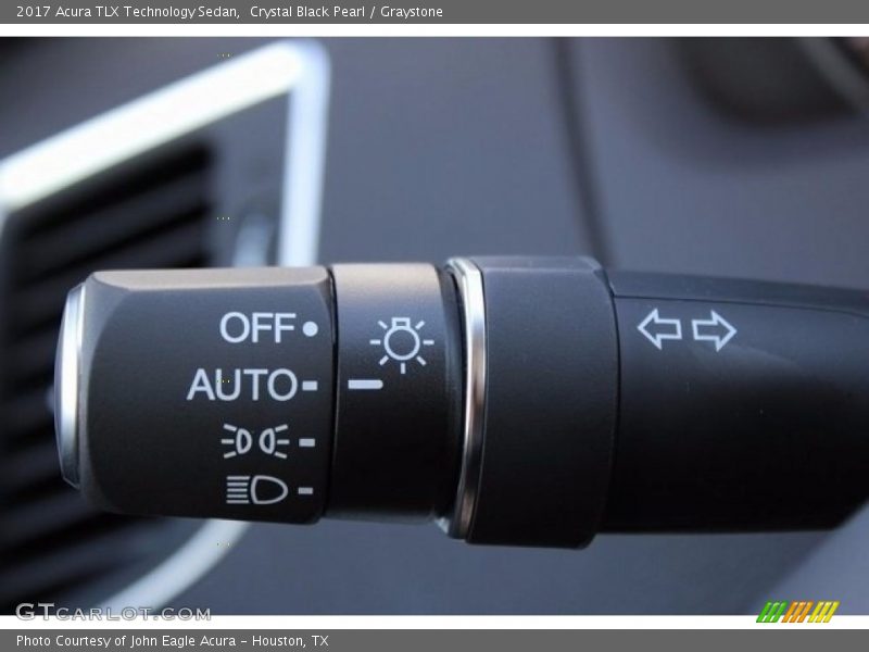 Crystal Black Pearl / Graystone 2017 Acura TLX Technology Sedan