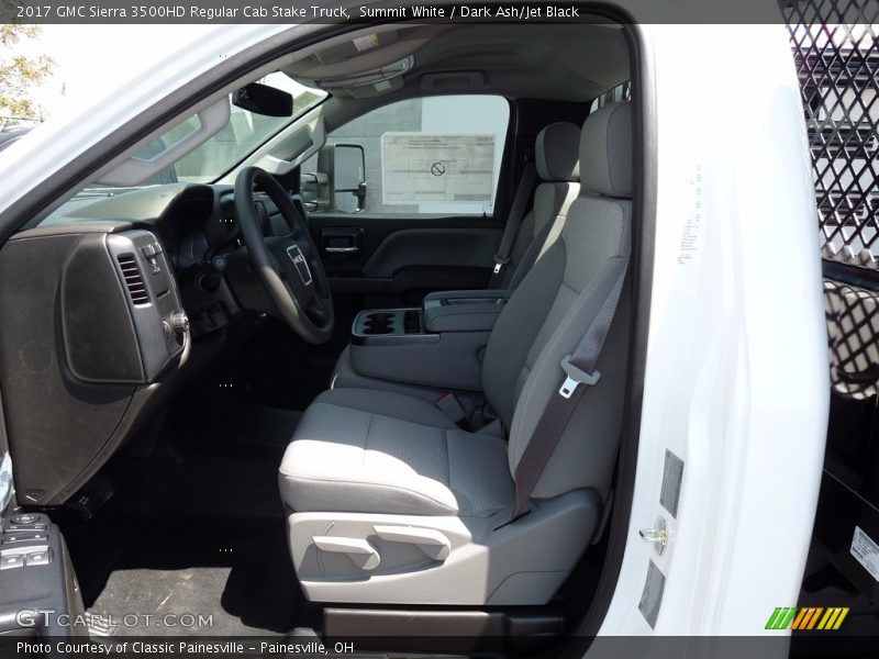 Summit White / Dark Ash/Jet Black 2017 GMC Sierra 3500HD Regular Cab Stake Truck