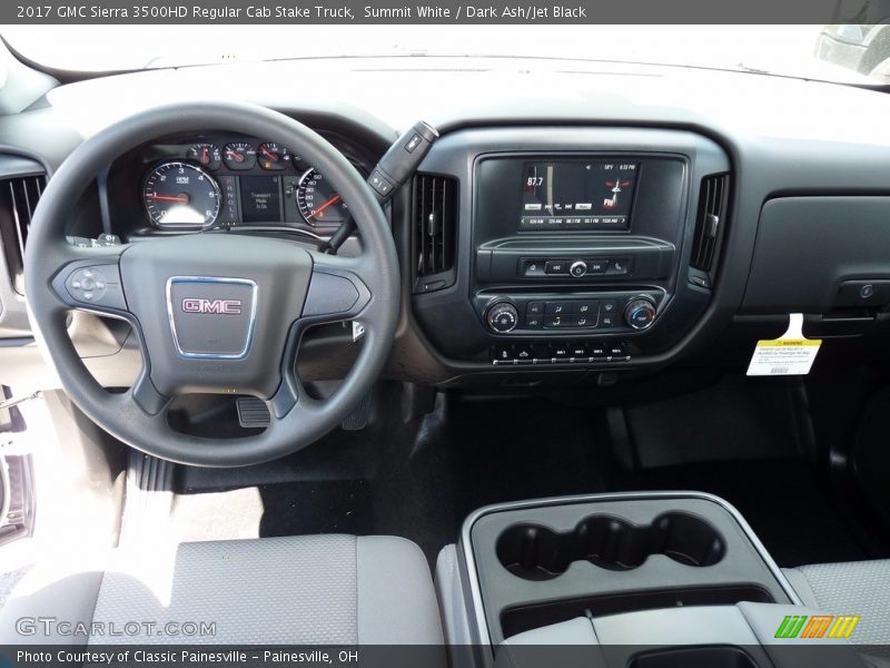 Summit White / Dark Ash/Jet Black 2017 GMC Sierra 3500HD Regular Cab Stake Truck
