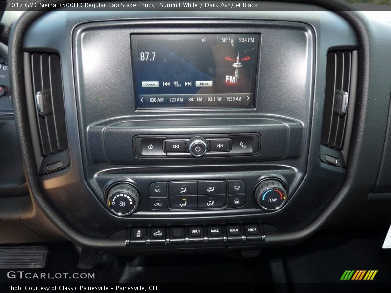 Summit White / Dark Ash/Jet Black 2017 GMC Sierra 3500HD Regular Cab Stake Truck