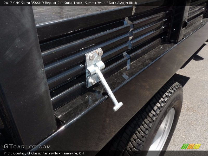 Summit White / Dark Ash/Jet Black 2017 GMC Sierra 3500HD Regular Cab Stake Truck