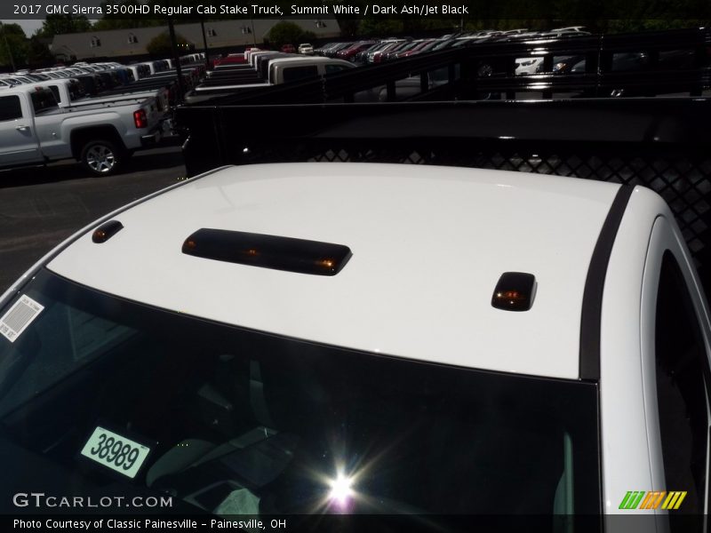 Summit White / Dark Ash/Jet Black 2017 GMC Sierra 3500HD Regular Cab Stake Truck