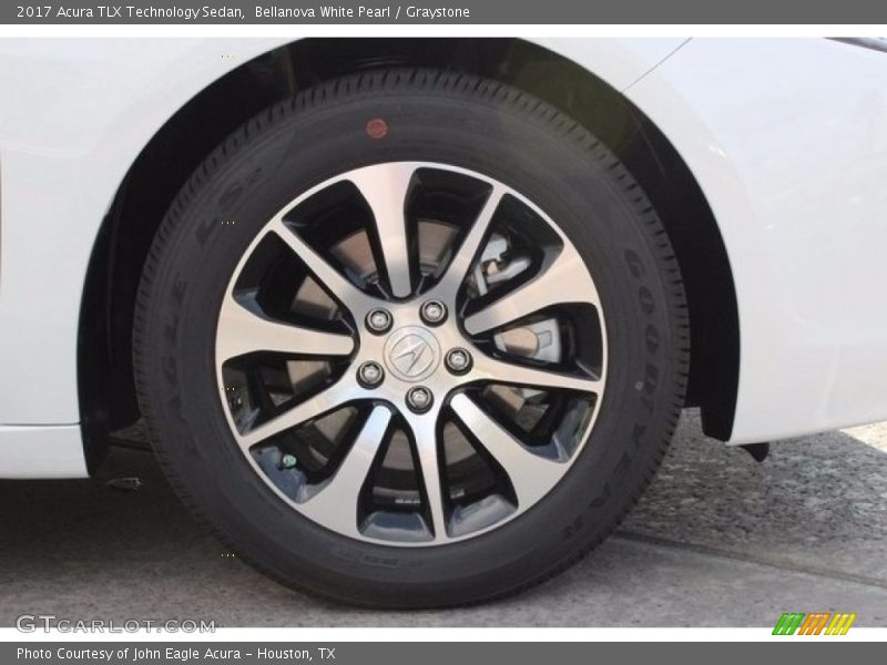 Bellanova White Pearl / Graystone 2017 Acura TLX Technology Sedan