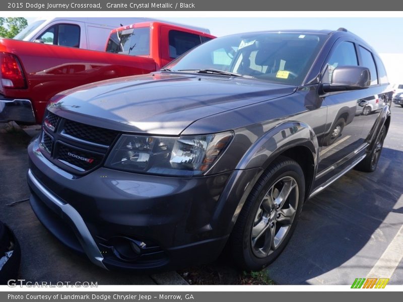 Granite Crystal Metallic / Black 2015 Dodge Journey Crossroad