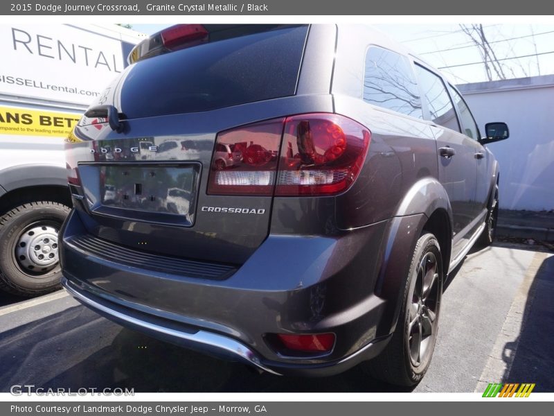 Granite Crystal Metallic / Black 2015 Dodge Journey Crossroad