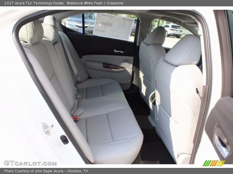 Bellanova White Pearl / Graystone 2017 Acura TLX Technology Sedan