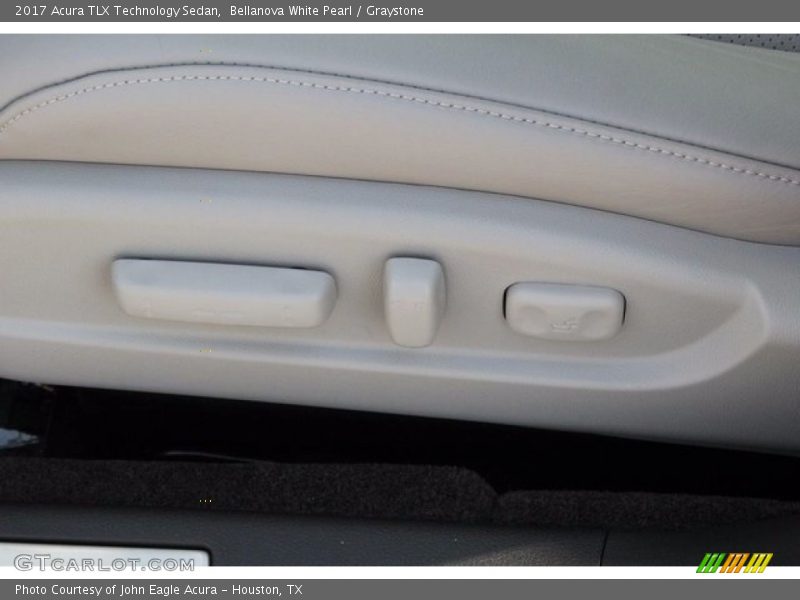 Bellanova White Pearl / Graystone 2017 Acura TLX Technology Sedan