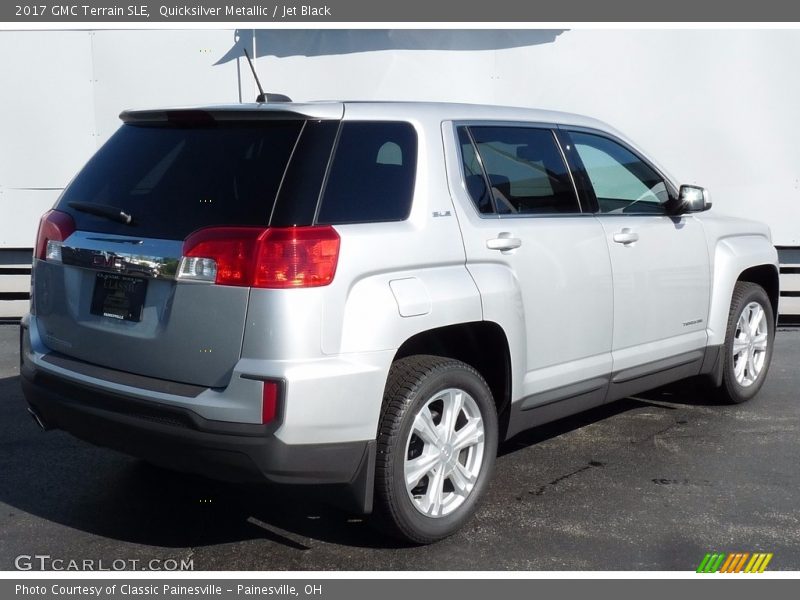 Quicksilver Metallic / Jet Black 2017 GMC Terrain SLE
