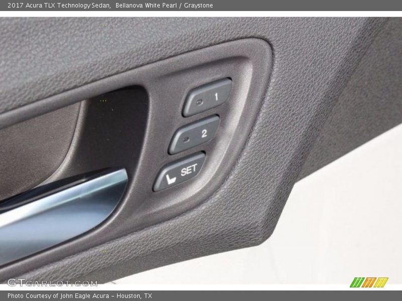 Bellanova White Pearl / Graystone 2017 Acura TLX Technology Sedan