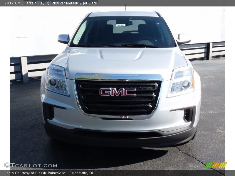 Quicksilver Metallic / Jet Black 2017 GMC Terrain SLE