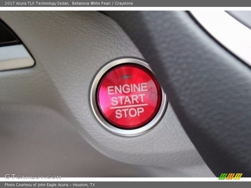 Bellanova White Pearl / Graystone 2017 Acura TLX Technology Sedan
