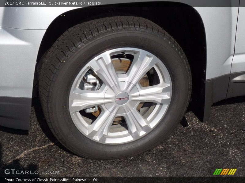 Quicksilver Metallic / Jet Black 2017 GMC Terrain SLE