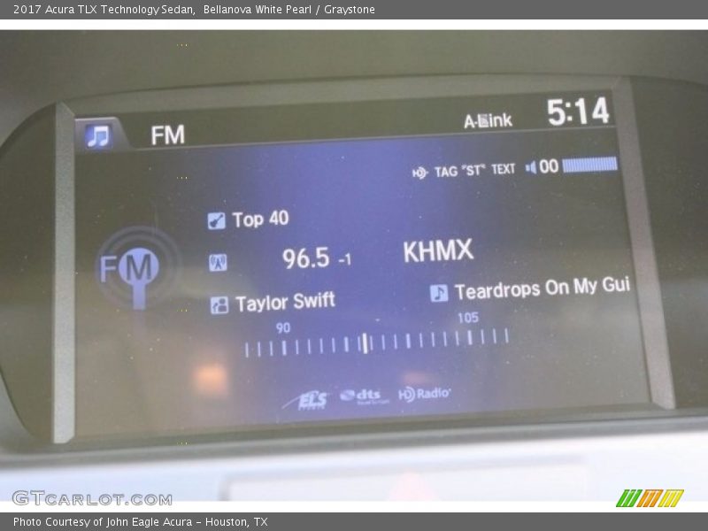 Bellanova White Pearl / Graystone 2017 Acura TLX Technology Sedan