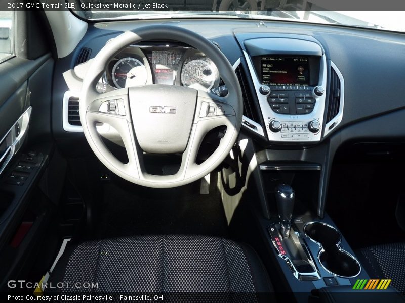 Quicksilver Metallic / Jet Black 2017 GMC Terrain SLE