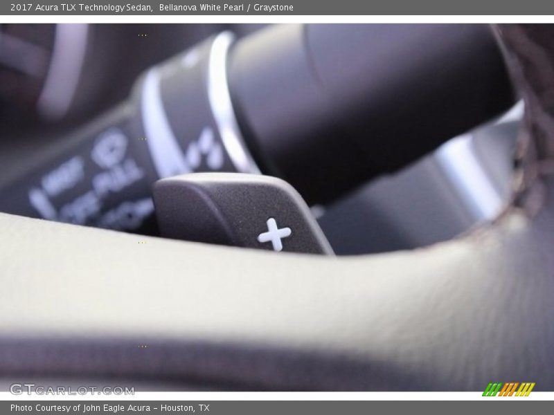 Bellanova White Pearl / Graystone 2017 Acura TLX Technology Sedan