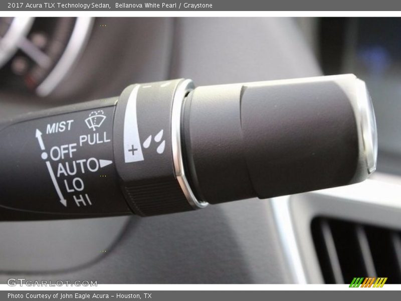 Bellanova White Pearl / Graystone 2017 Acura TLX Technology Sedan