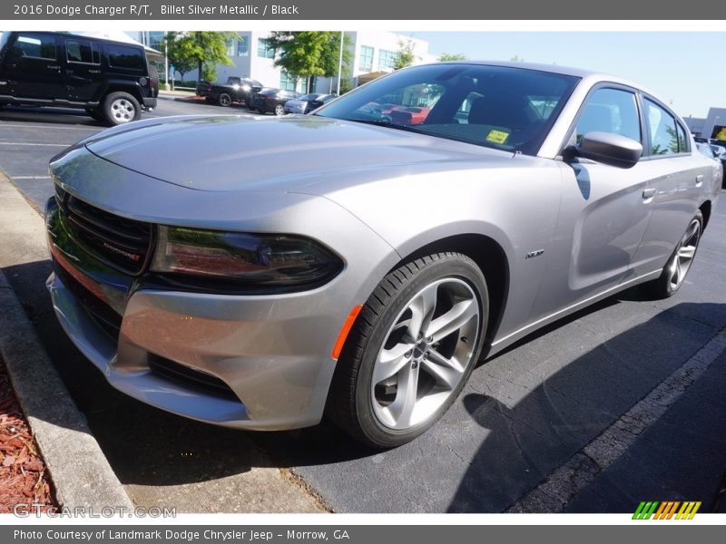 Billet Silver Metallic / Black 2016 Dodge Charger R/T