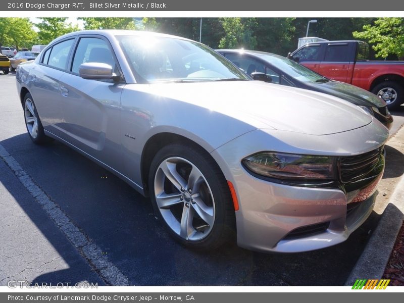 Billet Silver Metallic / Black 2016 Dodge Charger R/T