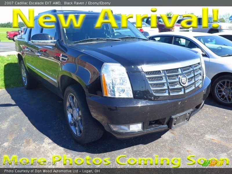 Black Raven / Ebony/Ebony 2007 Cadillac Escalade EXT AWD