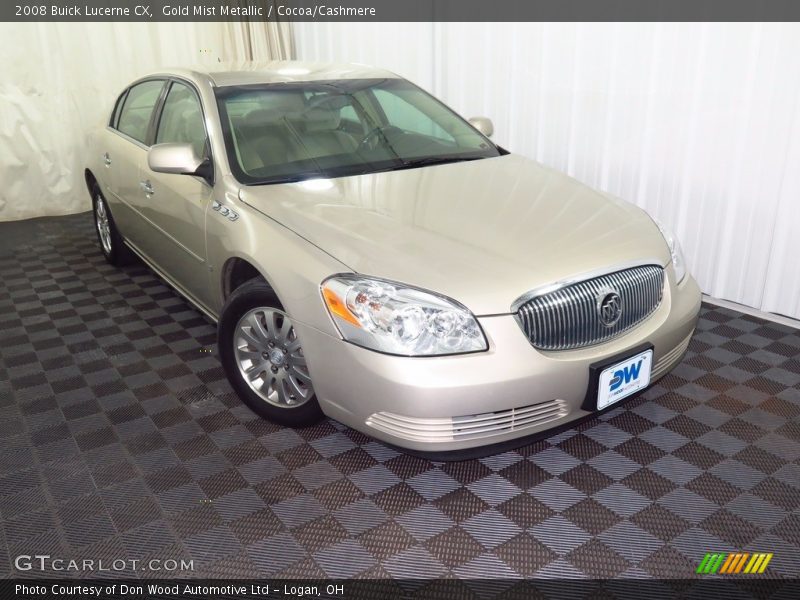 Gold Mist Metallic / Cocoa/Cashmere 2008 Buick Lucerne CX