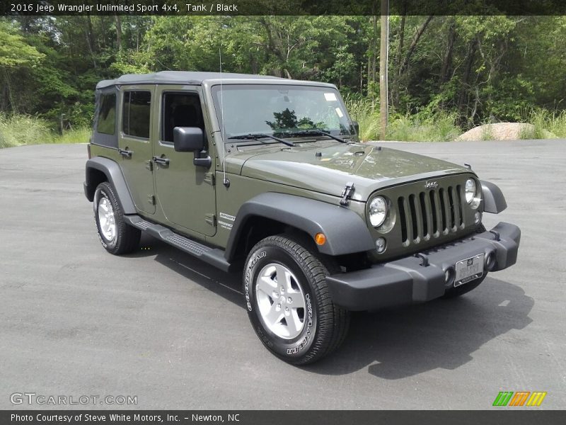 Tank / Black 2016 Jeep Wrangler Unlimited Sport 4x4